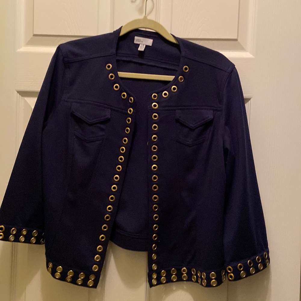 linen look jacket